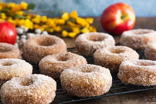 Apple Cider Baked Doughnuts